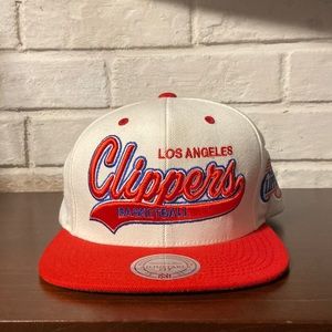 Los Angeles Clippers basketball snap back Mitchell & Ness